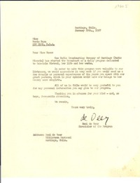 [Carta] 1957 jun. 29, Santiago, Chile [a] Doris Dana, New York, EE.UU.