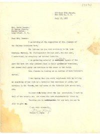 [Carta] 1957 jul. 18, New York [a] Doris Dana, Roslyn Harbor, N.Y.