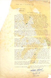 [Carta] 1957 nov. 7, Vicuña, Chile [a] Doris Dana, N.Y.
