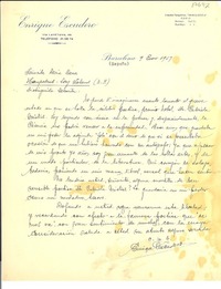 [Carta] 1957 ene. 9, Barcelona, España [a] Doris Dana, Long Island, N.Y.
