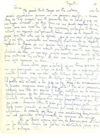 [Carta] 1958, Rapallo, Italia [a] Doris Dana