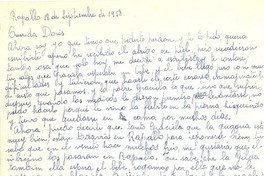 [Carta] 1958 sep. 18, Rapallo, Italia [a] Doris Dana