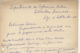 [Carta] 1968 sep. 8, Santiago, Chile [a] Biblioteca Nacional de Chile