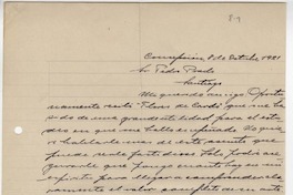 [Carta] 1921 oct. 8, Concepción, Chile [a] Pedro Prado