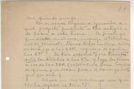 [Carta] 1923 oct. 14, El Canelo, Chile [a] Pedro Prado