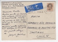 [Carta] 1988 diciembre, Rotterdam [a] Humberto Díaz-Casanueva