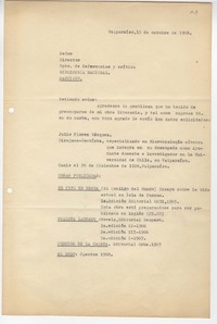 [Carta] 1968 oct. 15, Valparaíso, Chile [a] Biblioteca Nacional de Chile