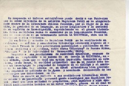 [Carta] 1935 mar. 2, Santiago, Chile [a] Guggenheim Foundation