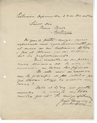 [Carta] 1935 abr. 30, Infiernillo, Chile [a] Pedro Prado