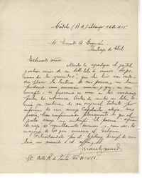 [Carta] 1915 may. 26, Córdoba, Argentina [a] Ernesto A. Guzmán