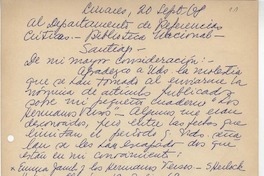 [Carta] 1968 sep. 20, Linares, Chile [a] Biblioteca Nacional de Chile