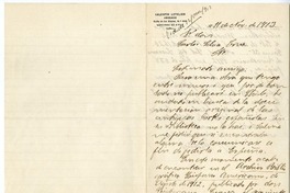 [Carta] 1913 noviembre 11, Santiago, Chile [a] Carlos Silva Cruz.