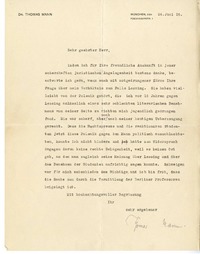 [Carta] 1926 junio 24, München, Alemania [a] [Herr]