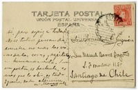 [Tarjeta] 1909 noviembre 19, Barcelona, España [a] Ernesto A. Guzmán
