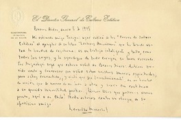 [Carta] 1945 enero 5, Buenos Aires, Argentina [a] Roque Esteban Scarpa
