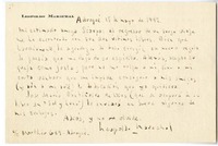 [Carta] 1942 mayo 15, Adrogué, Argentina [a] Roque Esteban Scarpa