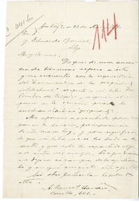 [Carta] 1927 marzo 22, Antofagasta, Chile [a] Eduardo Barrios