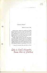 [Carta] 1948 ene. 22, Madrid, España [a] Miguel Arteche