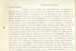 [Carta] 1980 sep. 26, Concepción, Chile [a] Miguel Arteche