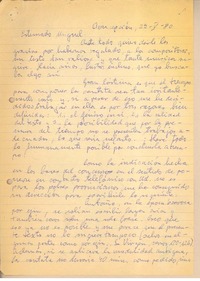 [Carta] 1980 may. 28, Concepción, Chile [a] Miguel Arteche