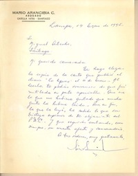 [Carta] 1995 ene. 14, Lampa, Chile [a] Miguel Arteche