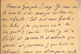 [Carta] 1941 oct. 13, Santiago, Chile [a] Gonzalo Drago