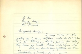 [Carta] 1950 nov. 17, Santiago, Chile [a] Gonzalo Drago