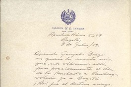 [Carta] 1959 jul. 8, Bogotá, Colombia [a] Gonzalo Drago
