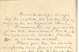 [Carta] 1951 sep. 6, Santiago, Chile [a] Gonzalo Drago