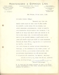 [Carta] 1959 jun. 18, San Felipe, Chile [a] Gonzalo Drago