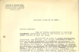 [Carta] 1955 ene. 20, Santiago, Chile [a] Gonzalo Drago
