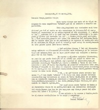 [Carta] 1954 mar. 26, Concepción, Chile [a] Gonzalo Drago