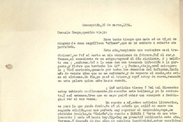 [Carta] 1954 mar. 26, Concepción, Chile [a] Gonzalo Drago