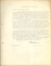[Carta] 1948 oct. 1, Concepción, Chile [a] Gonzalo Drago