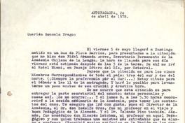 [Carta] 1978 abr. 4, Antofagasta, Chile [a] Gonzalo Drago