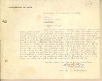 [Carta] 1953 ago. 7, Santiago, Chile [a] Gonzalo Drago
