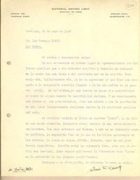 [Carta] 1942 may. 26, Santiago, Chile [a] Gonzalo Drago