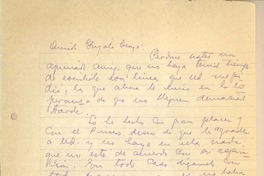 [Carta] c.1943, Quilpué, Chile [a] Gonzalo Drago