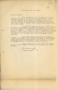 [Carta] 1951 mar. 21, Santiago, Chile [a] Gonzalo Drago