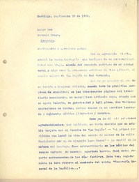 [Carta] 1959 sep. 29, Santiago, Chile [a] Gonzalo Drago