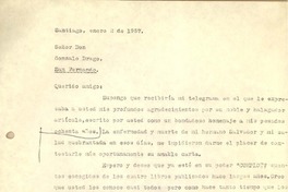 [Carta] 1957 ene. 2, Santiago, Chile [a] Gonzalo Drago