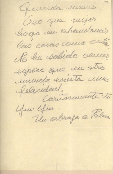 [Carta] [1943?] [ago.?], [Brasil] [a] [Gabriela Mistral]