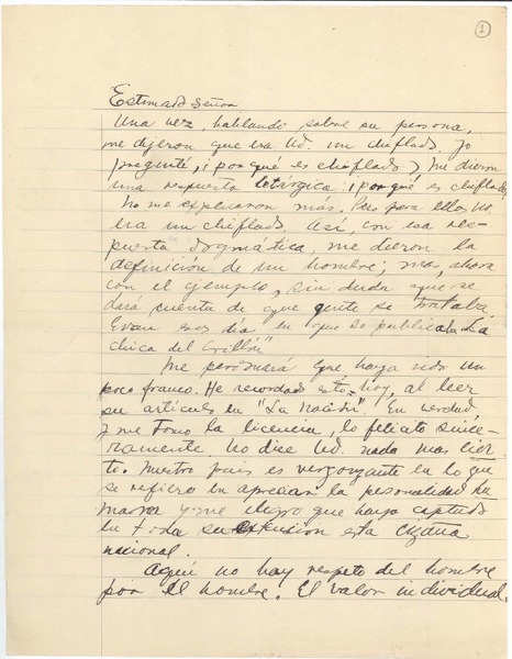 [Carta] 1939 feb. 21, Santiago, Chile [a] Joaquín Edwards Bello