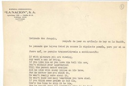 [Carta] 1956 abr. 11, Santiago, Chile [a] Joaquín Edwards Bello
