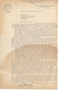 [Carta] 1950 dic. 13 Santiago, chile [a] Joaquín Edwards Bello