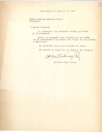 [Carta] 1961 feb. 3, Santiago, Chile [a] Joaquín Edwards Bello