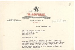 [Carta] 1948 ene. 16, Madrid, España [a] Joaquín Edwards Bello, Santiago, Chile