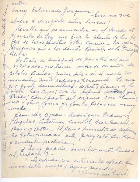[Carta] c.1957, Arica?, Chile [a] Joaquín Edwards Bello