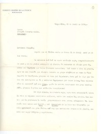 [Carta] 1958 abr. 28, Valparaíso, Chile [a] Joaquín Edwards Bello