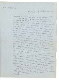 [Carta] 1952 sep. 4, Washington D.C. [a] Joaquín Edwards Bello